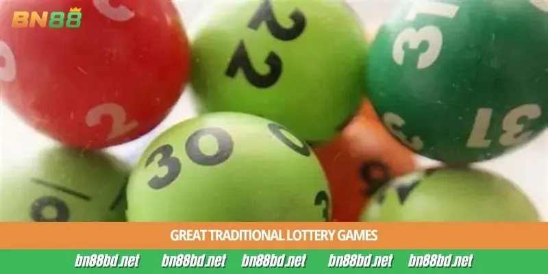 Great traditional lottery games