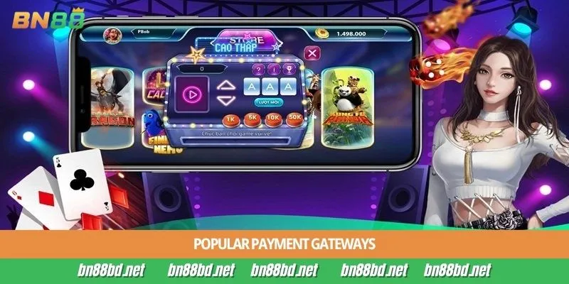 Popular payment gateways