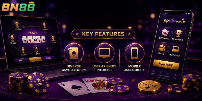 Key Features of PPVIP Poker