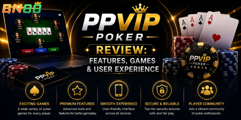 PPVIP Poker Review: Features, Games & User Experience