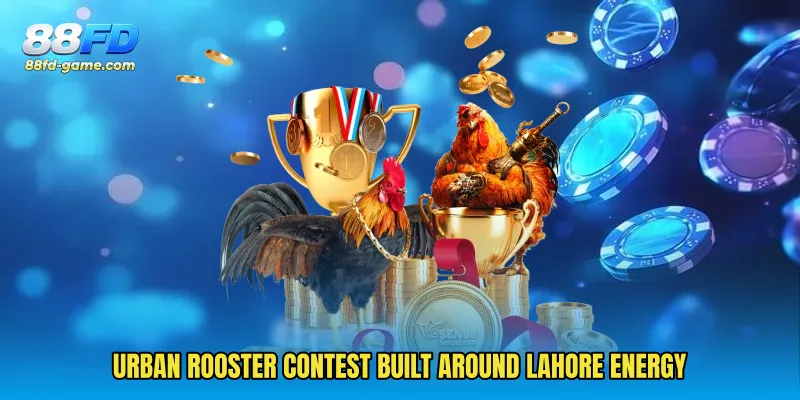 Urban rooster contest built around Lahore energy