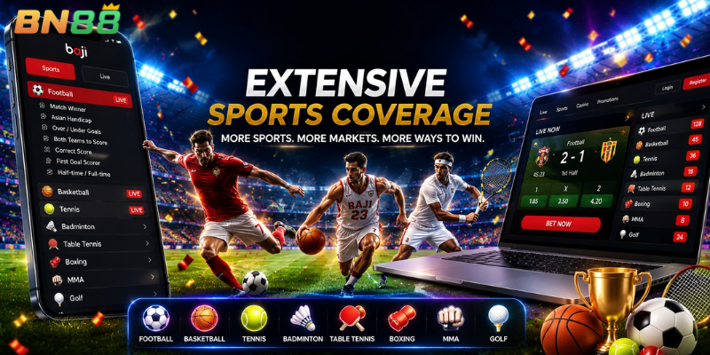 Extensive Sports Coverage