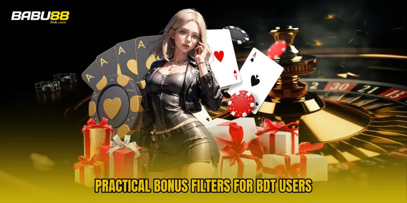 Practical bonus filters for BDT users