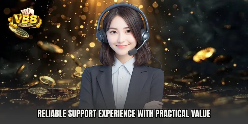 Reliable support experience with practical value